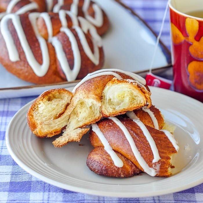 Brioche Cinnamon Knots. An easy new weekend brunch classic!