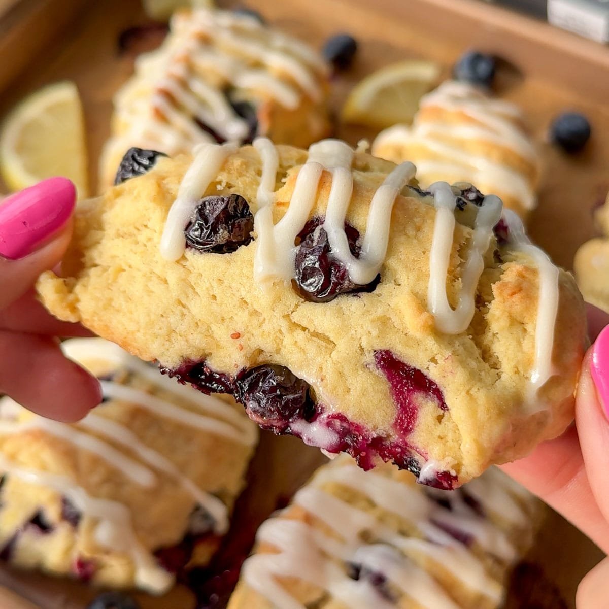 Lemon Blueberry Scones – Veggie World Recipes