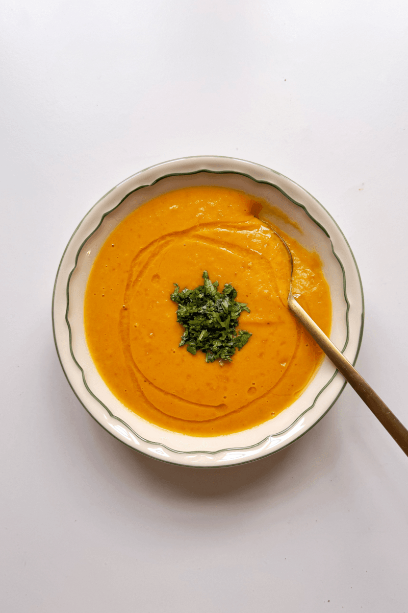 Carrot Ginger Soup (My Favourite Recipe)