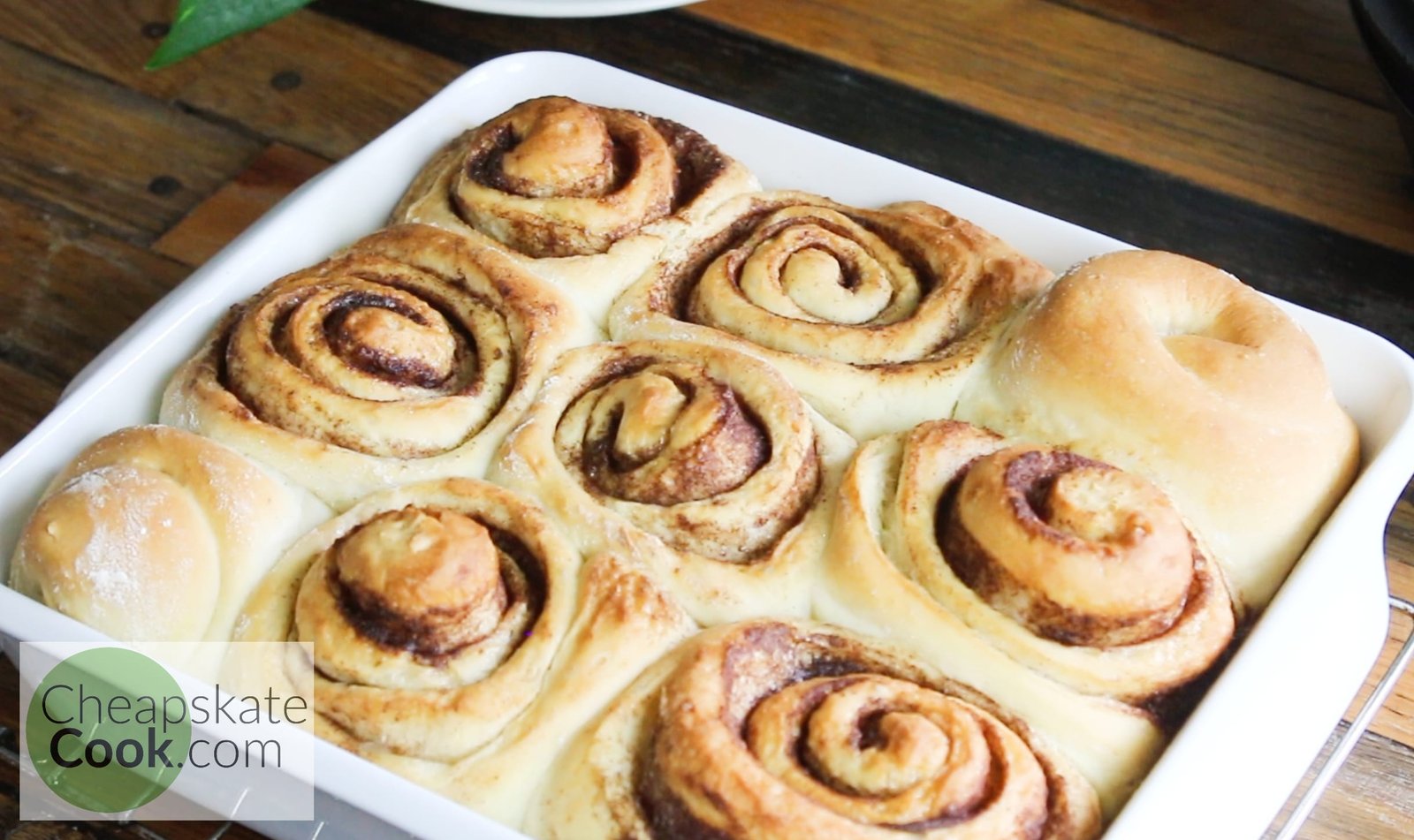 Easy Cinnamon Rolls Recipe • Cheapskate Cook