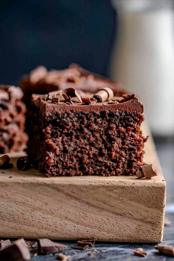 Healthy Chocolate Cake {Whole-Wheat and Lower Calorie}