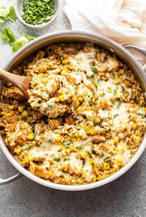 Salsa Verde Chicken and Rice