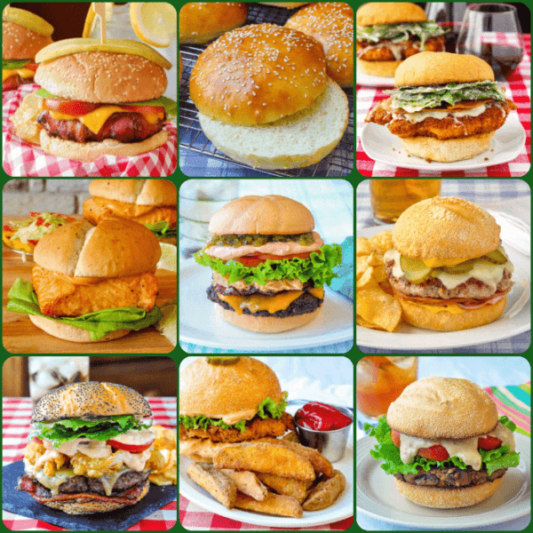 Best Burger Recipes. Chicken, beef + a Cuban Sandwich Burger!