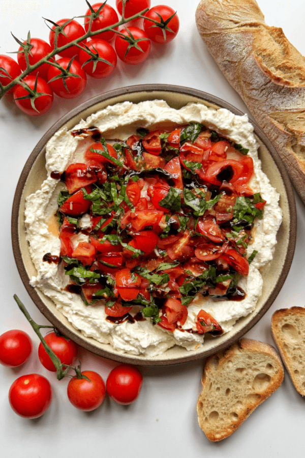 5-Minute Bruschetta Dip | Myriad Recipes