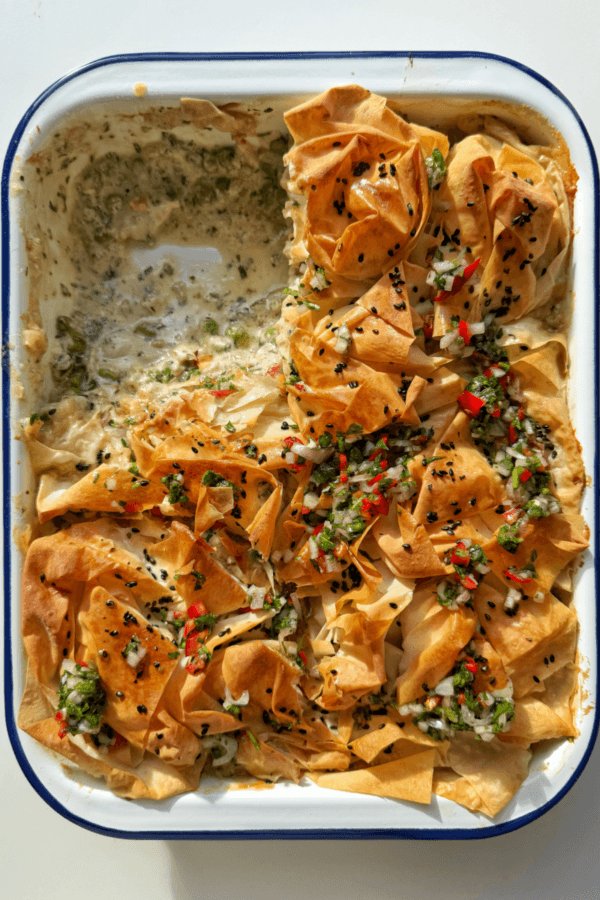 Easy Chicken Pot Pie (Filo Pastry)