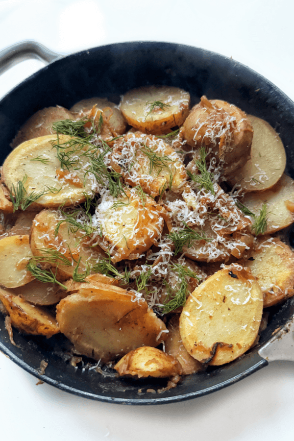 Easy Skillet Fried Potatoes and Onions