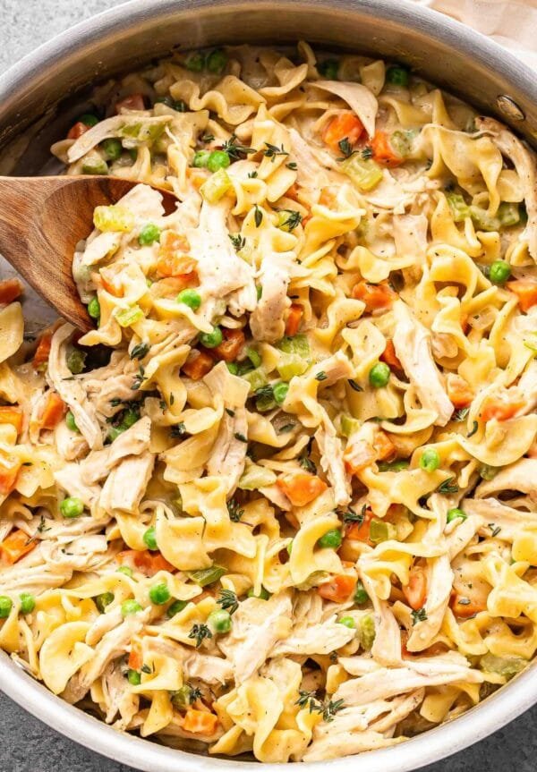 Creamy Chicken Noodle Skillet