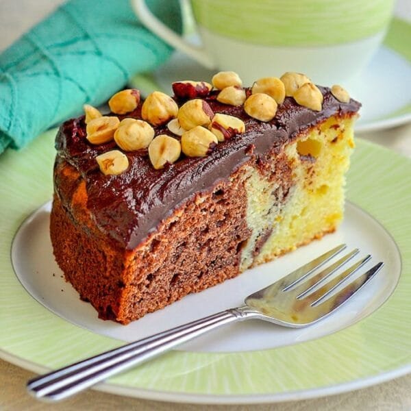 Chocolate Grand Marnier Sour Cream Coffee Cake