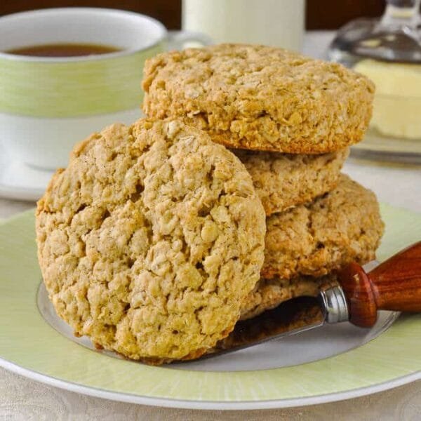 Old Fashioned Oatcakes – for breakfast or packed lunches.