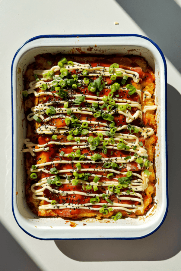 Okonomiyaki Traybake | Myriad Recipes