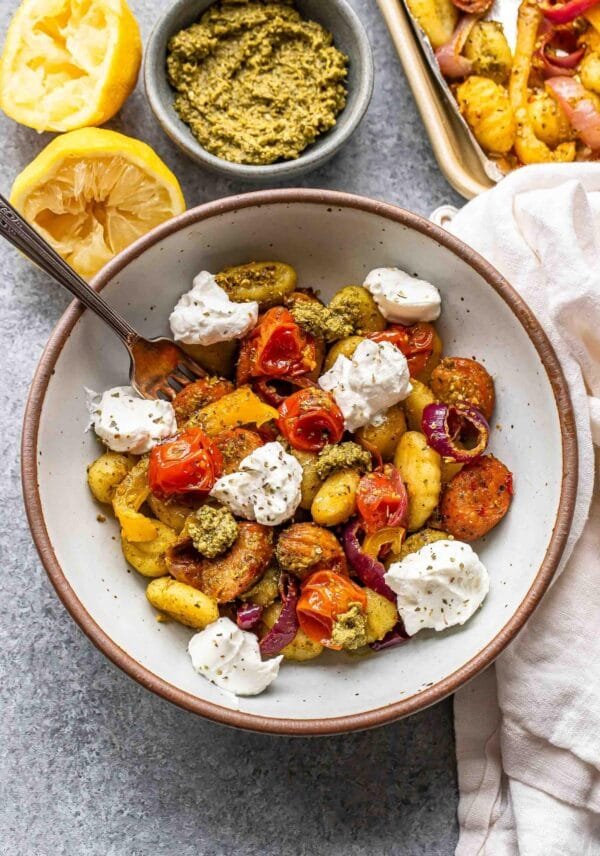 Sheet Pan Gnocchi with Sausage