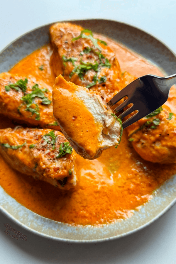 Easy Roasted Red Pepper Chicken