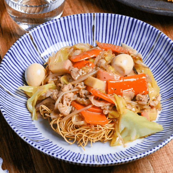 Sara Udon (Kata Yakisoba) Recipe