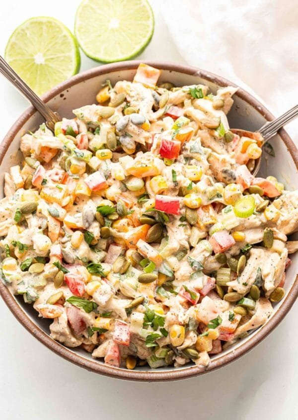 Southwest Chicken Salad (Creamy)