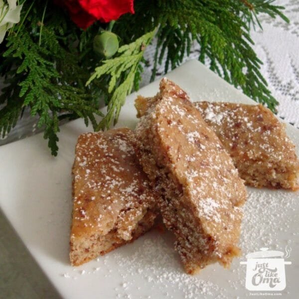 Mulled Wine Cookie Bars – Gerhild’s Glühweinkuchen vom Blech.
