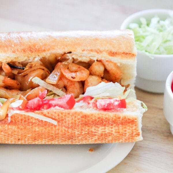 Cajun Grilled Shrimp Po’ Boy