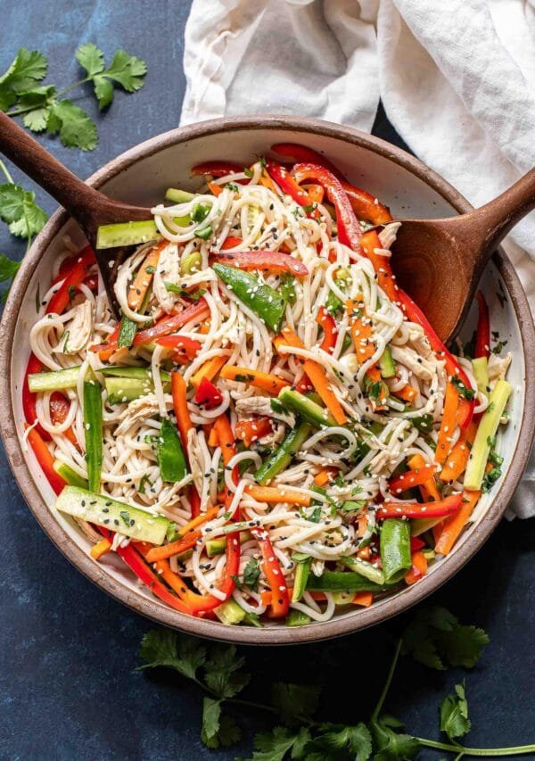 Sesame Noodle Salad (with Chicken)