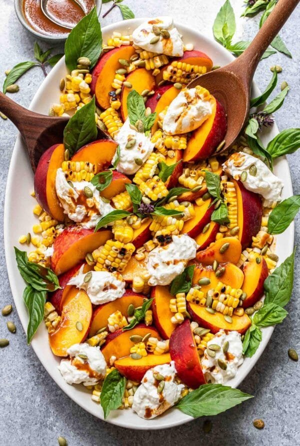 Burrata Peach Salad