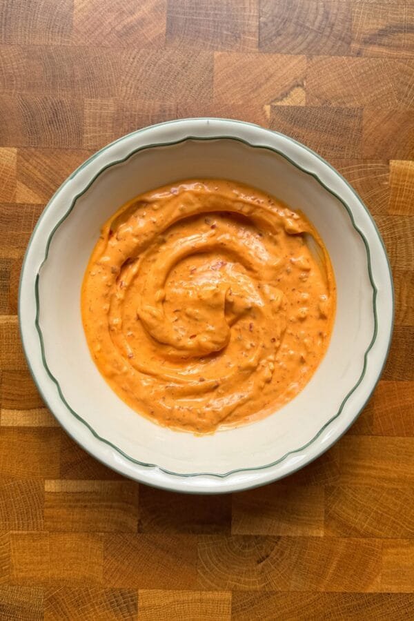 Easy Harissa Aioli | Myriad Recipes