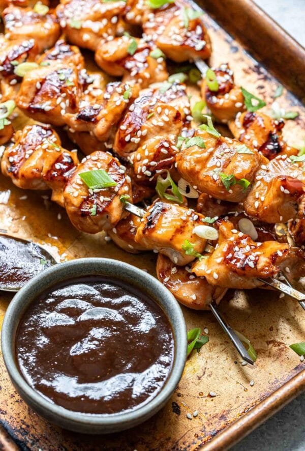 Teriyaki Chicken Skewers (Grilled)