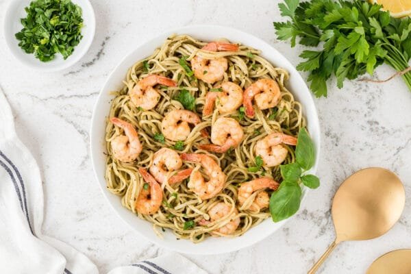 Shrimp Pesto Pasta – Recipes Simple