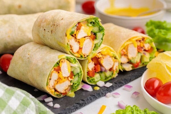 Honey Mustard Chicken Wraps – Recipes Simple