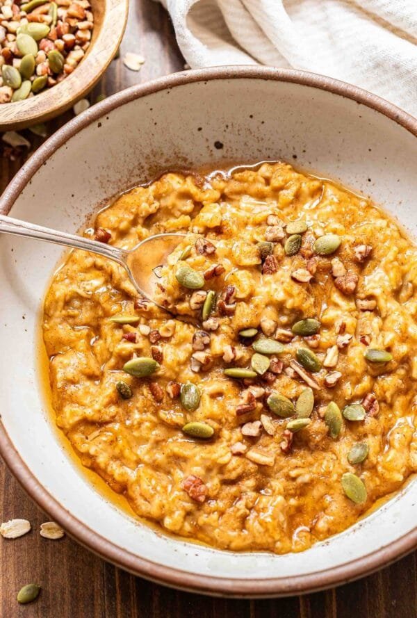 Pumpkin Oatmeal (Stovetop)